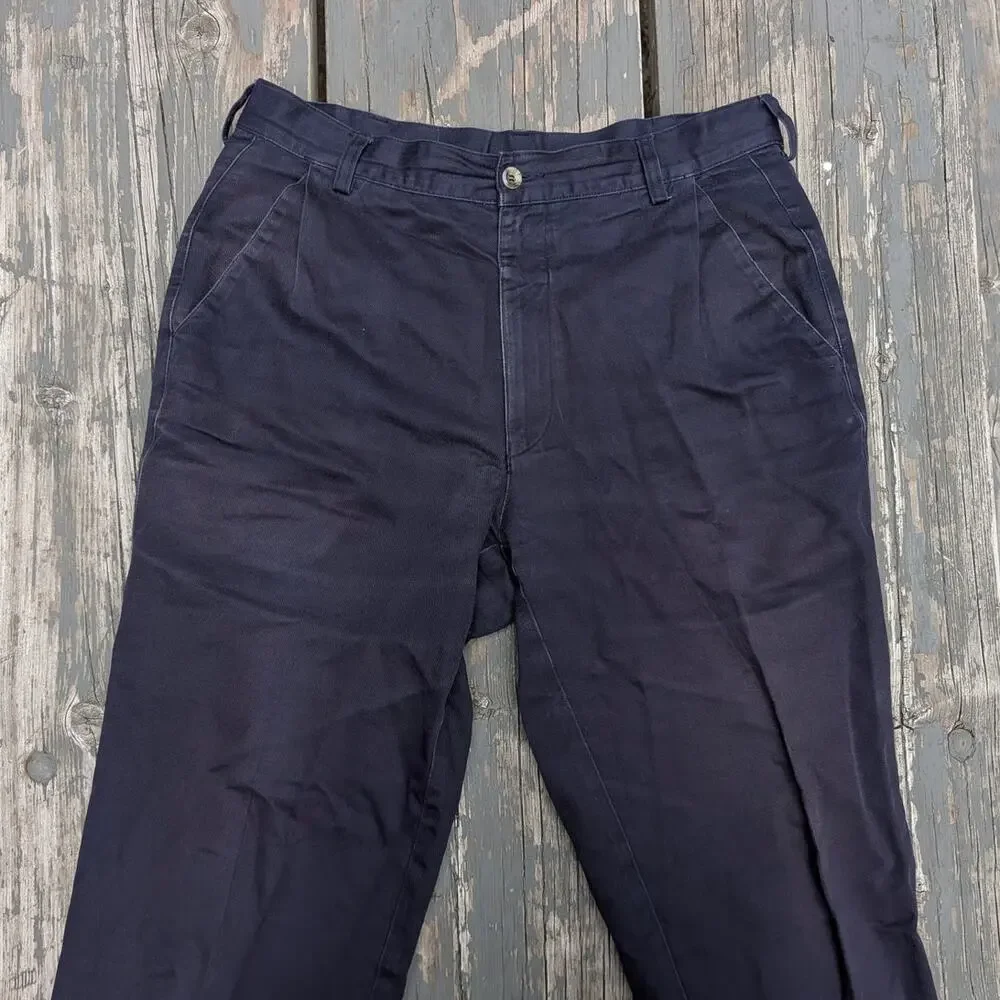 Vintage Patagonia Sun Faded Navy Canvas Pants Y2K Workwear Skater Mens 33x29